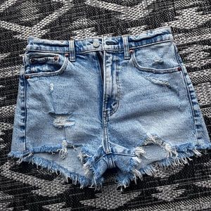 Abercrombie & Fitch - jean high waisted shirts